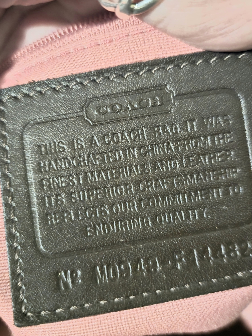 Vintage Coach Satin Carriage Shoulder Bag 2009 - Picture 8 of 8